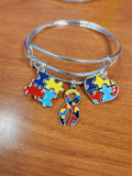 Autism Awareness Bangle