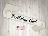 Birthday Sash